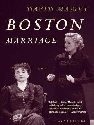 cover image of Boston Marriage
